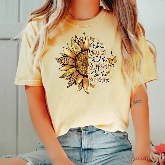 Glitter Sunflower Shirt